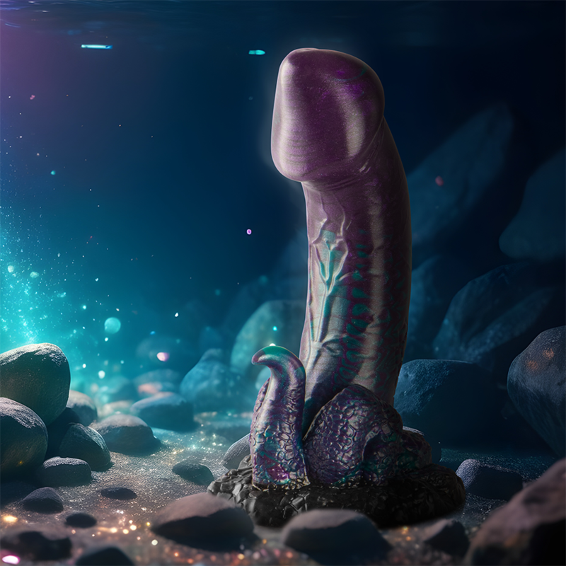 EPIC - BASILISK DILDO DOBBELT SKÆLLET NØJELSE LILLE STØRRELSE
