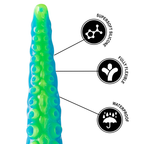 EPIC - SCYLLA FLUORESCENTERENDE TYND TENTAKEL DILDO LILLE STØRRELSE