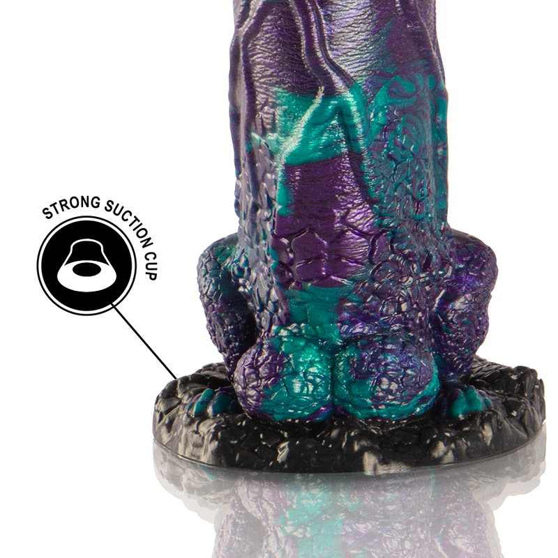 EPIC - BASILISK DILDO DOBBELT SKÆLLET NØJELSE STOR STØRRELSE