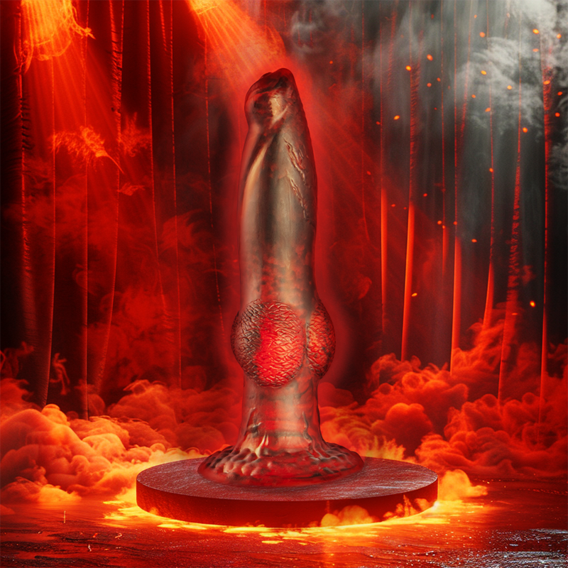 EPIC - PROMETHEUS DILDO TITAN IN FLAMES GENOPLADELIG FJERNBETJENING