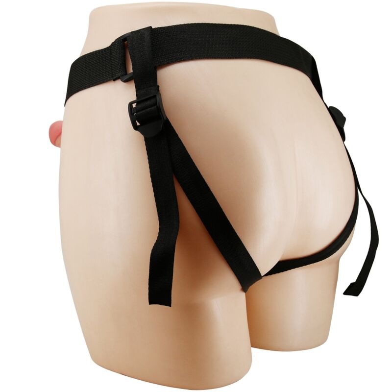 PRETTY LOVE - MAVIS HARNESS UNIVERSAL TRUSSER MED DILDO 19 CM NATURLIG