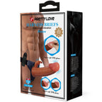 PRETTY LOVE - MARION HARNESS UNIVERSAL TRUSSER MED VIBRATIONSDILDO 19 CM BRUN