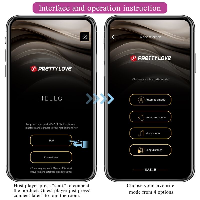PRETTY LOVE - ETHAN GENOPLADELIG VIBRATOR LILA