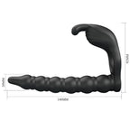 PRETTY LOVE - BLACKNEY PENIS RING MED SORT VIBRATORPLUG