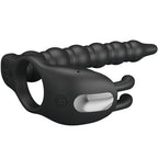 PRETTY LOVE - BLACKNEY PENIS RING MED SORT VIBRATORPLUG