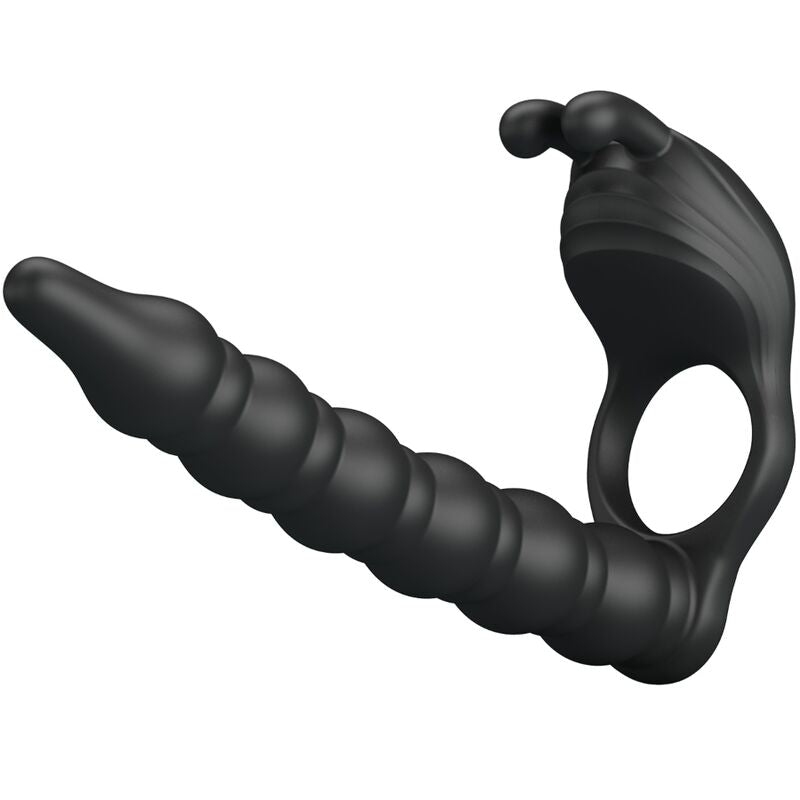 PRETTY LOVE - BLACKNEY PENIS RING MED SORT VIBRATORPLUG