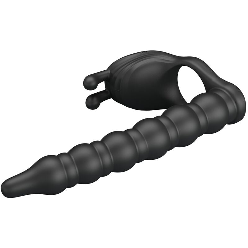 PRETTY LOVE - BLACKNEY PENIS RING MED SORT VIBRATORPLUG