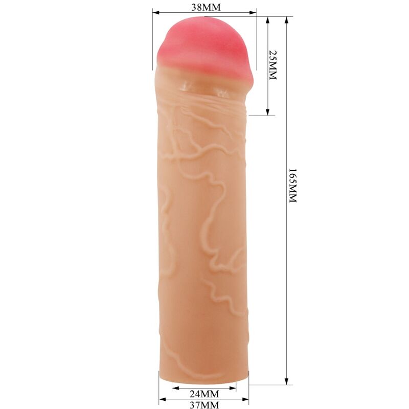 PRETTY LOVE - NILEN PENIS FORLÆNGER DÆKKE FLESH