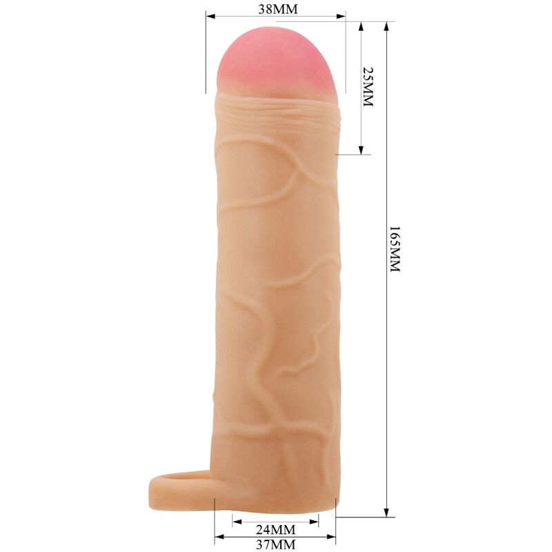 PRETTY LOVE - KNYST PENIS FORLÆNGER DÆKKE TIL KØD