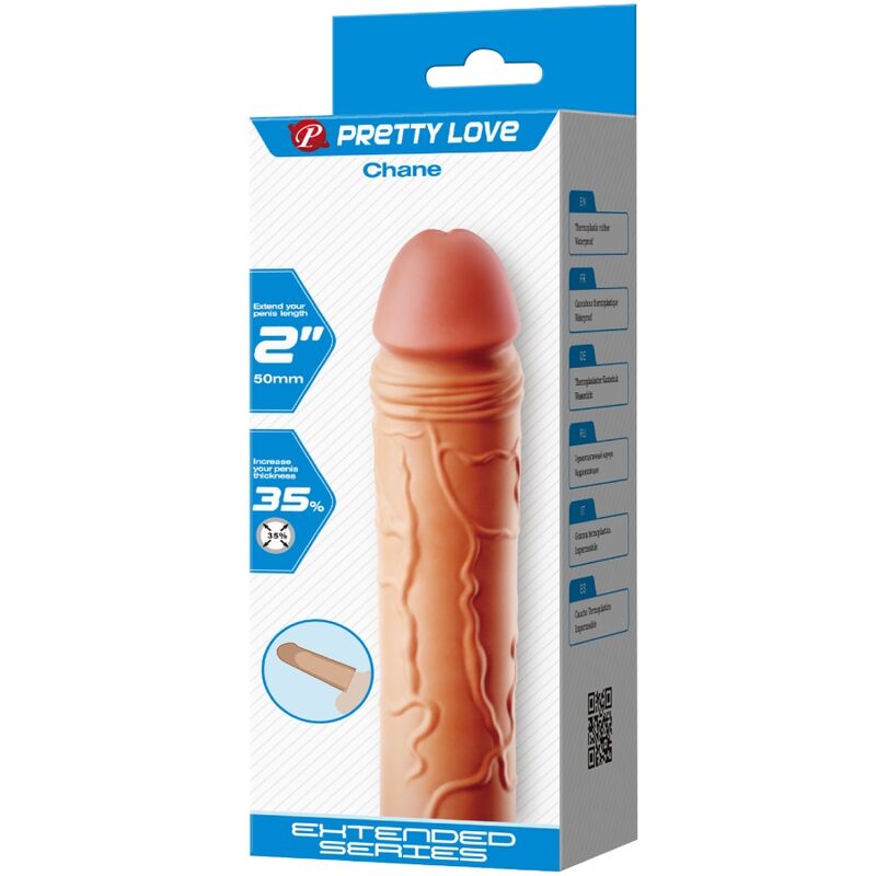 PRETTY LOVE - ÆNDRING PENIS FORLÆNGER DÆK FLESH