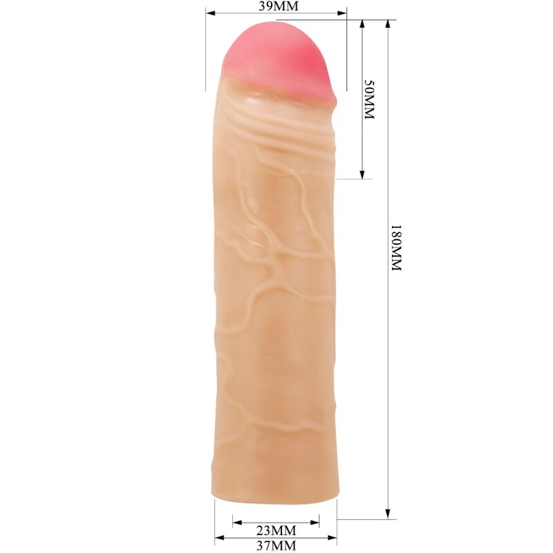 PRETTY LOVE - ÆNDRING PENIS FORLÆNGER DÆK FLESH