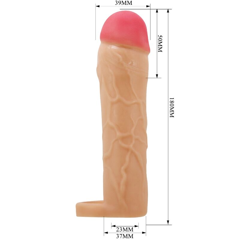PRETTY LOVE - ÆNDRING PENIS FORLÆNGER DÆK FLESH