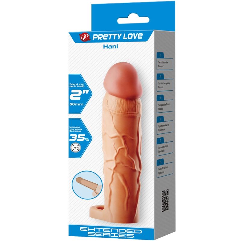 PRETTY LOVE - ÆNDRING PENIS FORLÆNGER DÆK FLESH