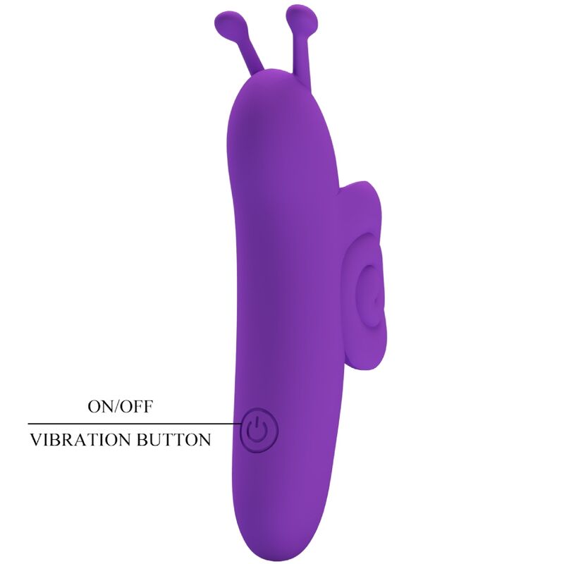 PRETTY LOVE - SNAIL KRAFTFULD LILLA FINGERSTIMULATOR
