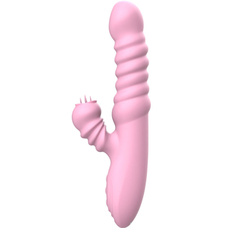 ARMONY - MULTIFUNKTIONSVIBRATOR MED STIMULERENDE TUNGE VARMEFFEKT PINK