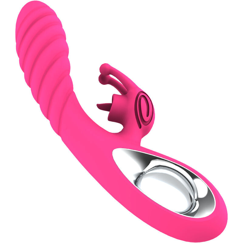ARMONY - VICKY KANINVIBRATOR MED FUCHSIA TRÆKRINGSTUNGE