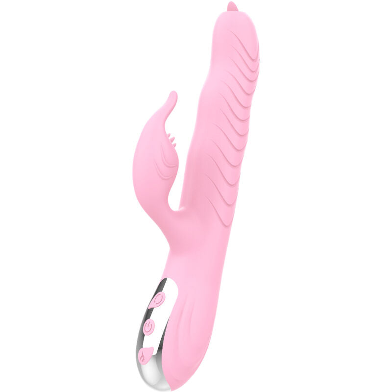 ARMONY - MARCIA VIBRATOR & SKYDENDE DOBBELT TUNGE VARMEFFEKT PINK