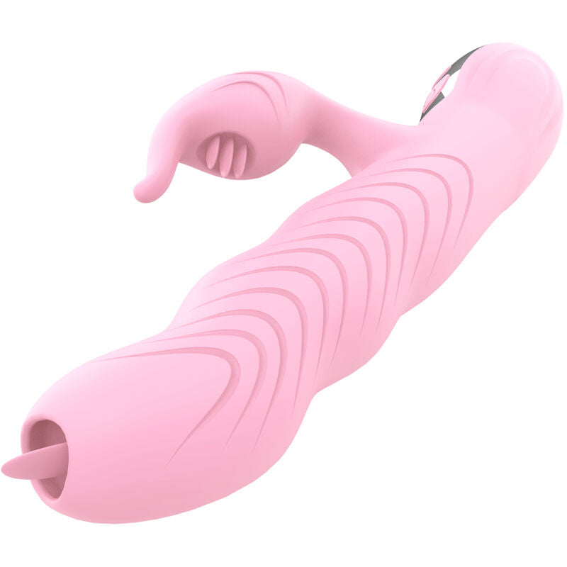 ARMONY - MARCIA VIBRATOR & SKYDENDE DOBBELT TUNGE VARMEFFEKT PINK