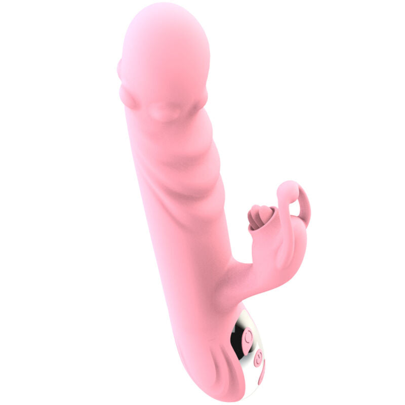 ARMONY - FULDSTÆNDIGT TUNGEVIBRATOR MED STIMULERENDE TUNGE ROSA VARMEFFEKT