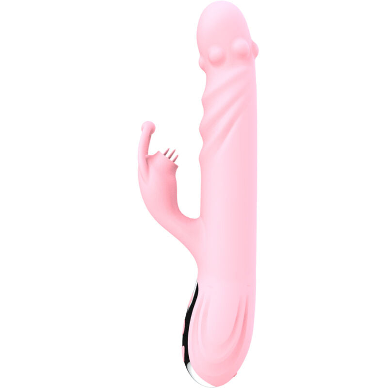 ARMONY - FULDSTÆNDIGT TUNGEVIBRATOR MED STIMULERENDE TUNGE ROSA VARMEFFEKT