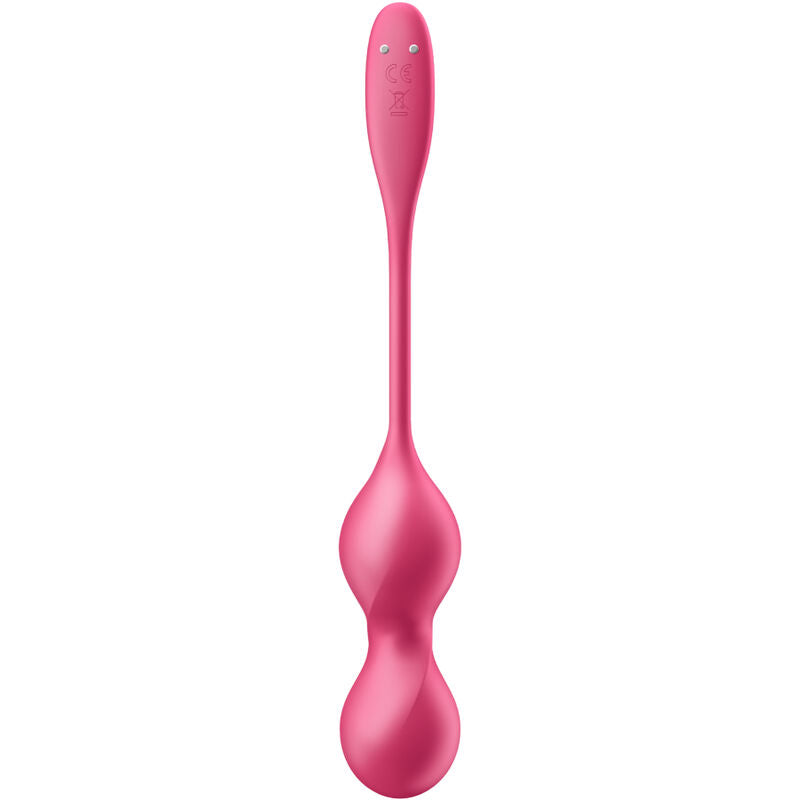 SATISFYER - LOVE BIRDS 2 VIBRERENDE KEGELBOLLER + GRATIS APP
