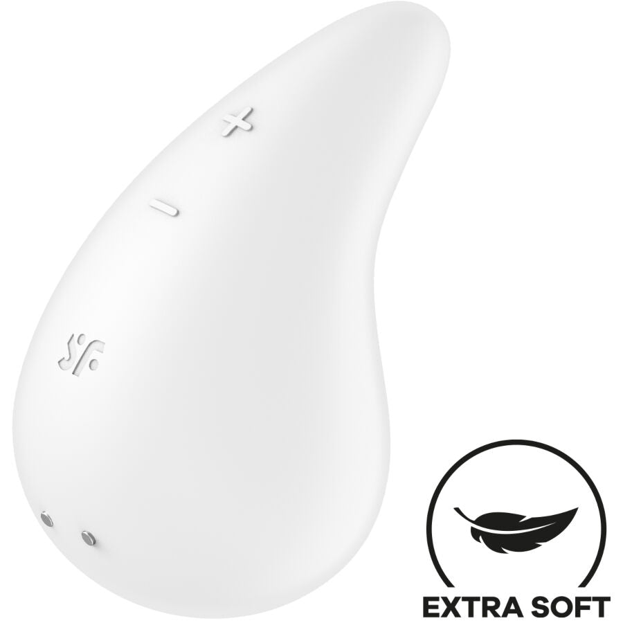 SATISFYER - DUGDÅBEVIBRATOR LAY-ON HVID