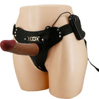 PRETTY LOVE - STARKS HARNESS BRIEFS MULTI-SPEED VIBRATIONSDILDO 17,5 CM LYSEBRUN