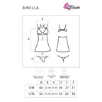LIVCO CORSETTI FASHION - BINELLA SÆT BABYDOLL + TONG SORT