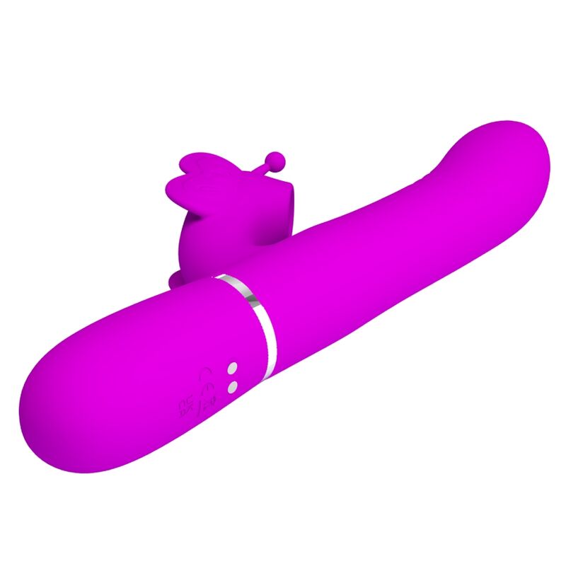 PRETTY LOVE - MULTIFUNKTIONS KANINVIBRATOR 4 I 1 SOMMERFLUGHED