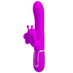 PRETTY LOVE - MULTIFUNKTIONS KANINVIBRATOR 4 I 1 SOMMERFLUGHED