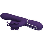 PRETTY LOVE - MULTIFUNKTIONS KANINVIBRATOR 4 I 1 SOMMERFLUG LILLA