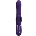 PRETTY LOVE - MULTIFUNKTIONS KANINVIBRATOR 4 I 1 SOMMERFLUG LILLA