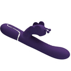 PRETTY LOVE - MULTIFUNKTIONS KANINVIBRATOR 4 I 1 SOMMERFLUG LILLA