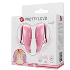 PRETTY LOVE - BLADVIBRERENDE BRYSTVOVNEKLEMMER PINK