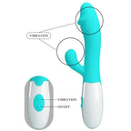 PRETTY LOVE - SNAPPY G-SPOT VIBRATOR AQUA GRØN