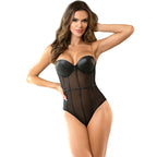 SUBBLIME - SORTE KÆDESELSÆLER BODYSUIT S/M