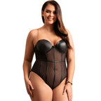 SUBBLIME - SORTE KÆDESELSÆLER BODYSUIT L/XL