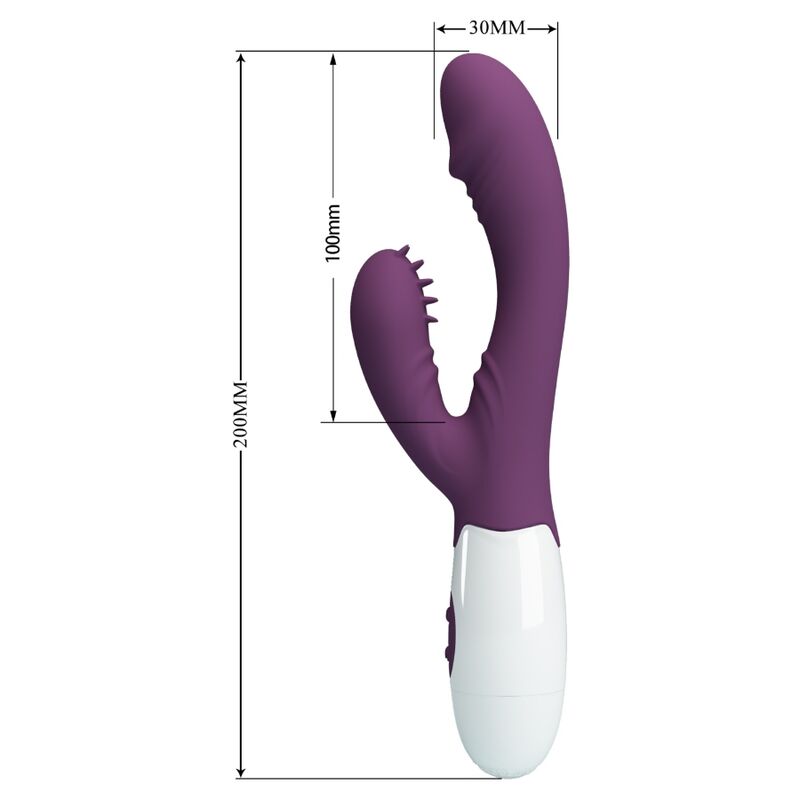 PRETTY LOVE - ANDRE KANINVIBRATOR & G-PUNKTS STIMULATOR LILLA