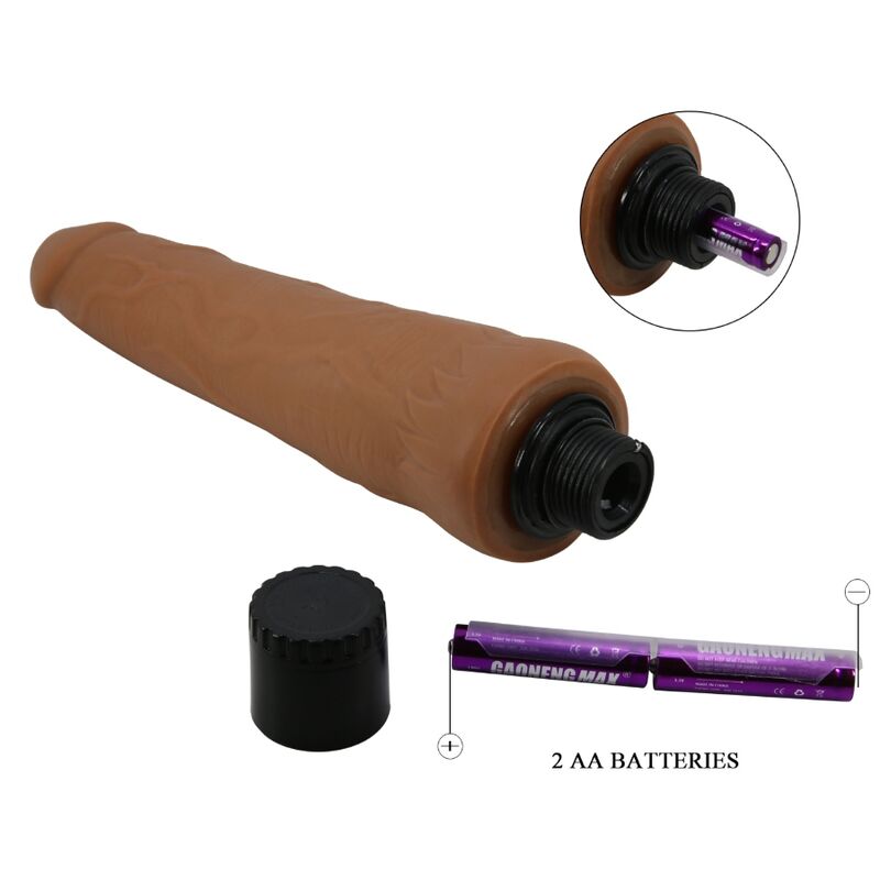 PRETTY LOVE - ALFREDO REALISTISK VIBRATOR 21,5 CM -O- 4 CM