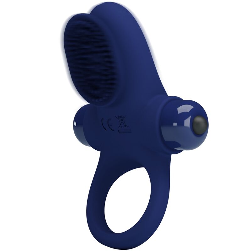 PRETTY LOVE - PALLE RING MED VIBRATION BLÅ