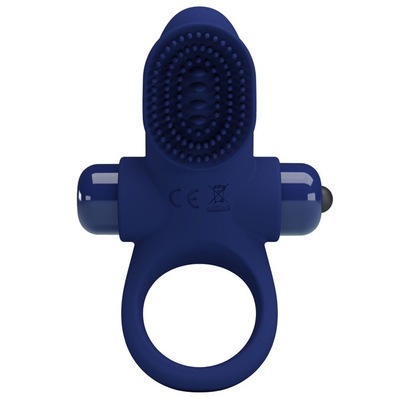 PRETTY LOVE - PALLE RING MED VIBRATION BLÅ