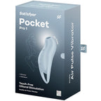 SATISFYER - POCKET PRO 1 KLITORISSTIMULATOR LYS BLÅ