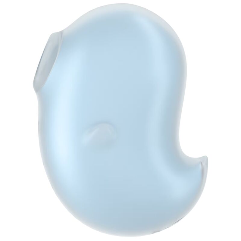SATISFYER - CUTIE GHOST LAY-ON VIBRATOR LYS BLÅ
