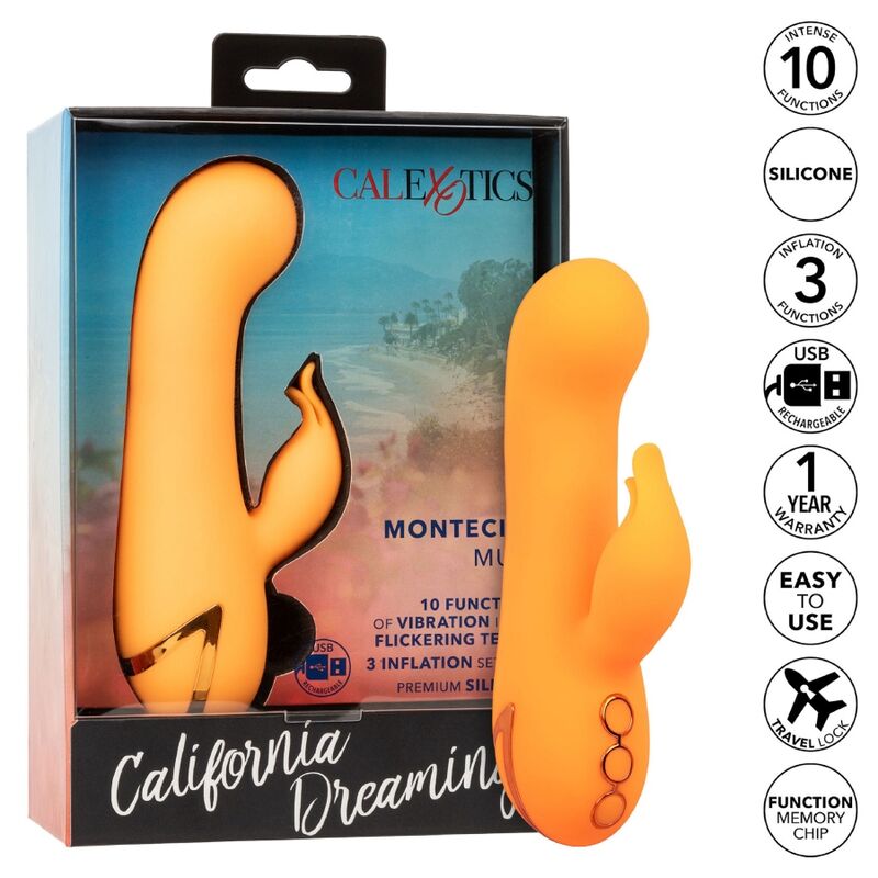 CALEXOTICS - MONTECITO MUSE VIBRATOR KANIN ORANGE FRÅ CALIFORNIA DREAMING