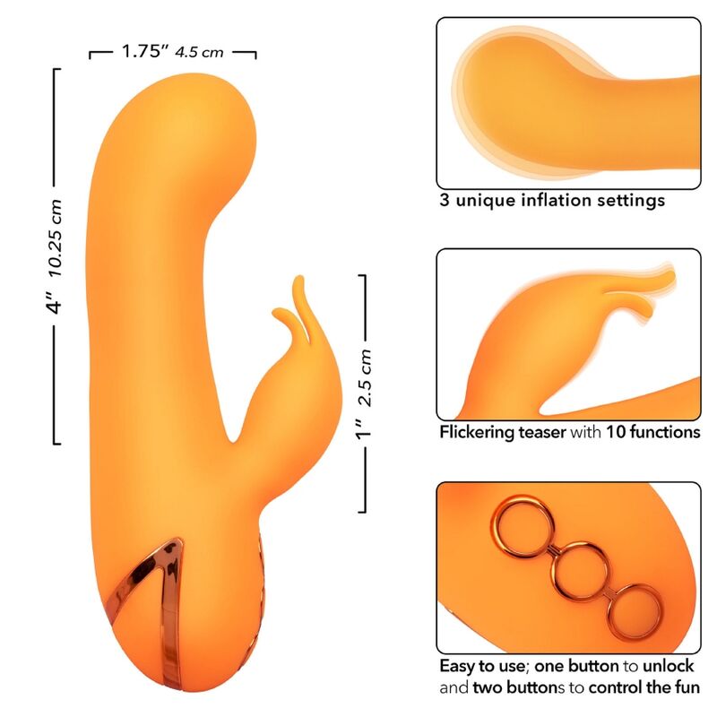 CALEXOTICS - MONTECITO MUSE VIBRATOR KANIN ORANGE FRÅ CALIFORNIA DREAMING