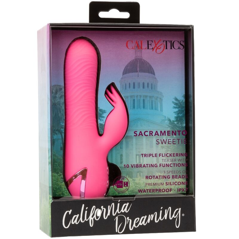 CALEXOTICS - SACRAMENTO SWEETIE VIBRATOR KANIN PINK FRÅ CALIFORNIA DREAMING