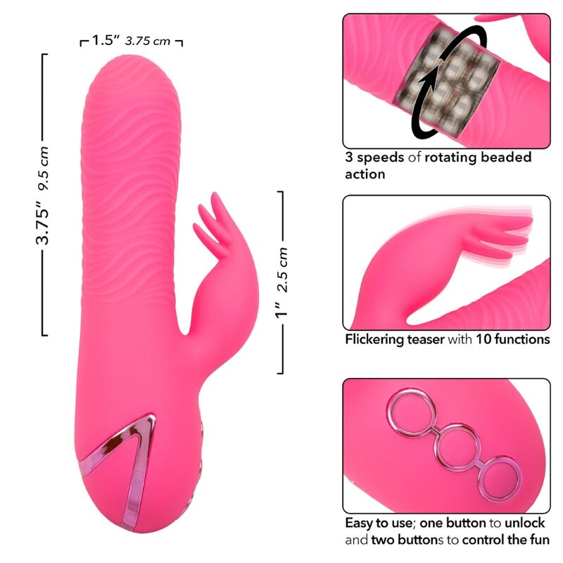 CALEXOTICS - SACRAMENTO SWEETIE VIBRATOR KANIN PINK FRÅ CALIFORNIA DREAMING