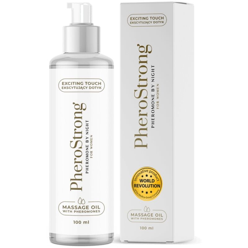 PHEROSTRONG - MASSAGEOLIE OM NATTEN TIL KVINDER 100 ML