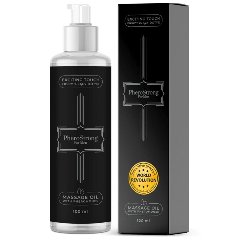 PHEROSTRONG - MASSAGEOLIE TIL MÆND 100 ML