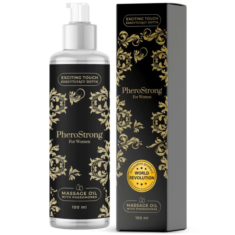 PHEROSTRONG - MASSAGEOLIE TIL KVINDER 100 ML